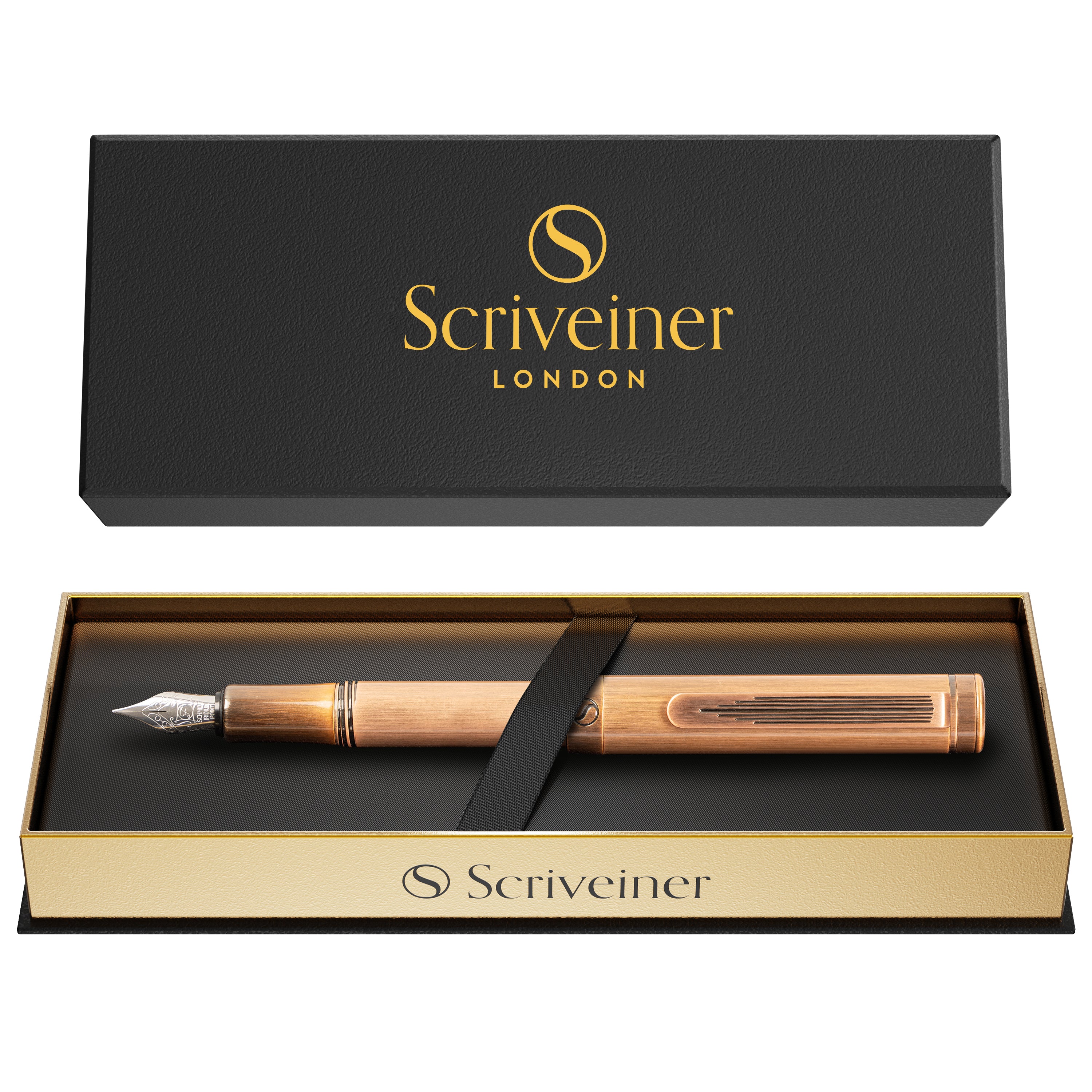 Scriveiner Pocket Pen Copper Fountain Pen - Medium Nib