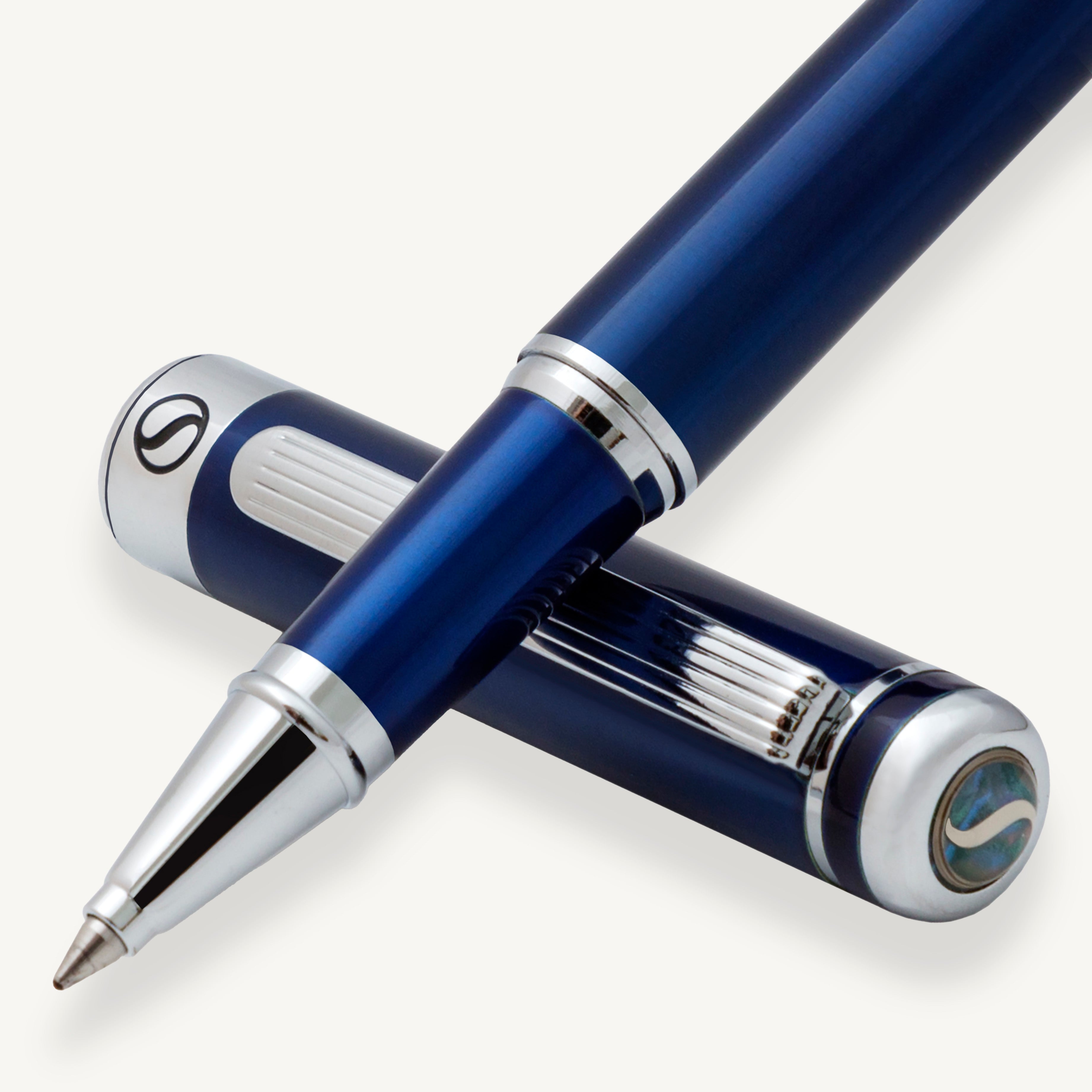 Stylo roller classique Scriveiner bleu nuit