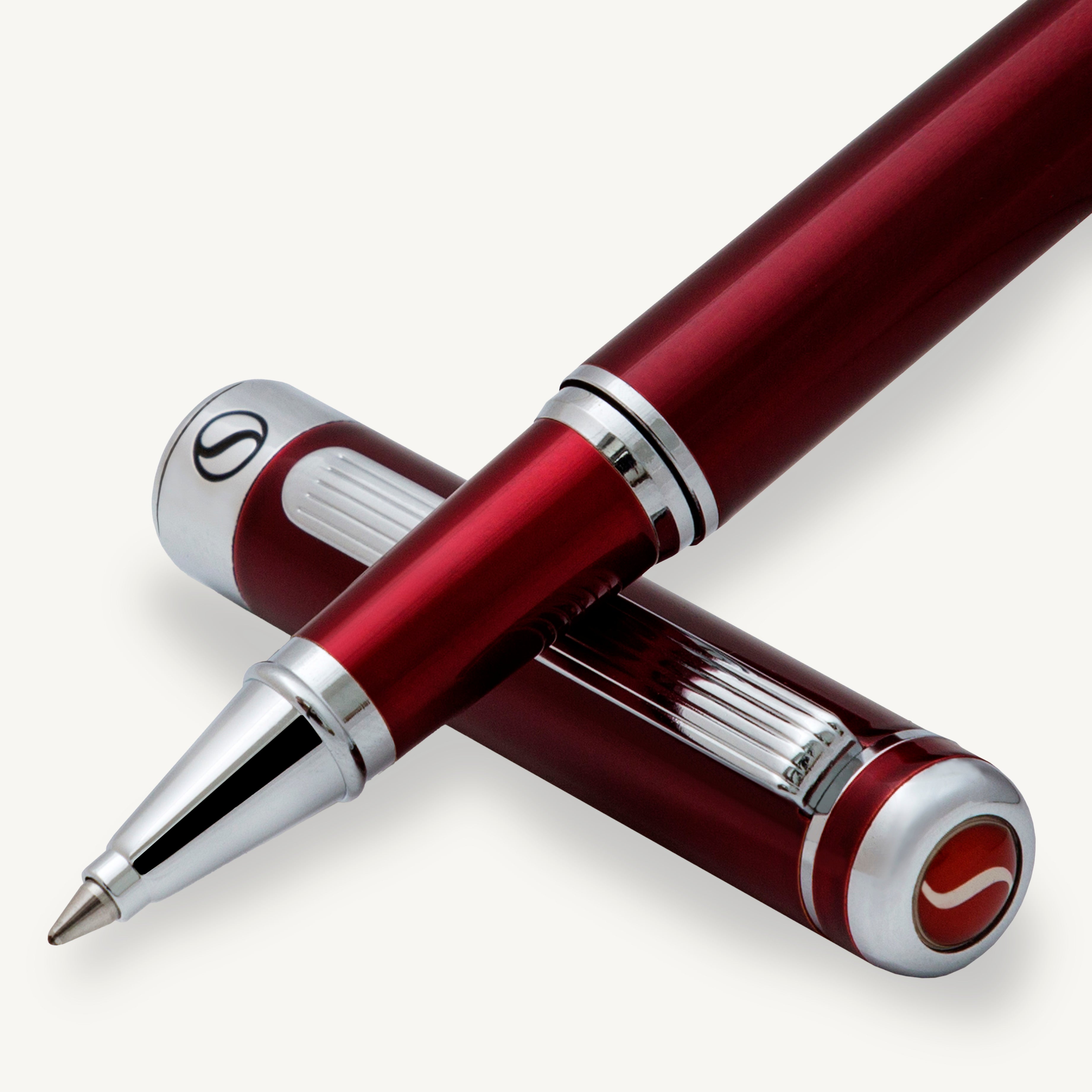Stylo roller classique Scriveiner rouge cramoisi