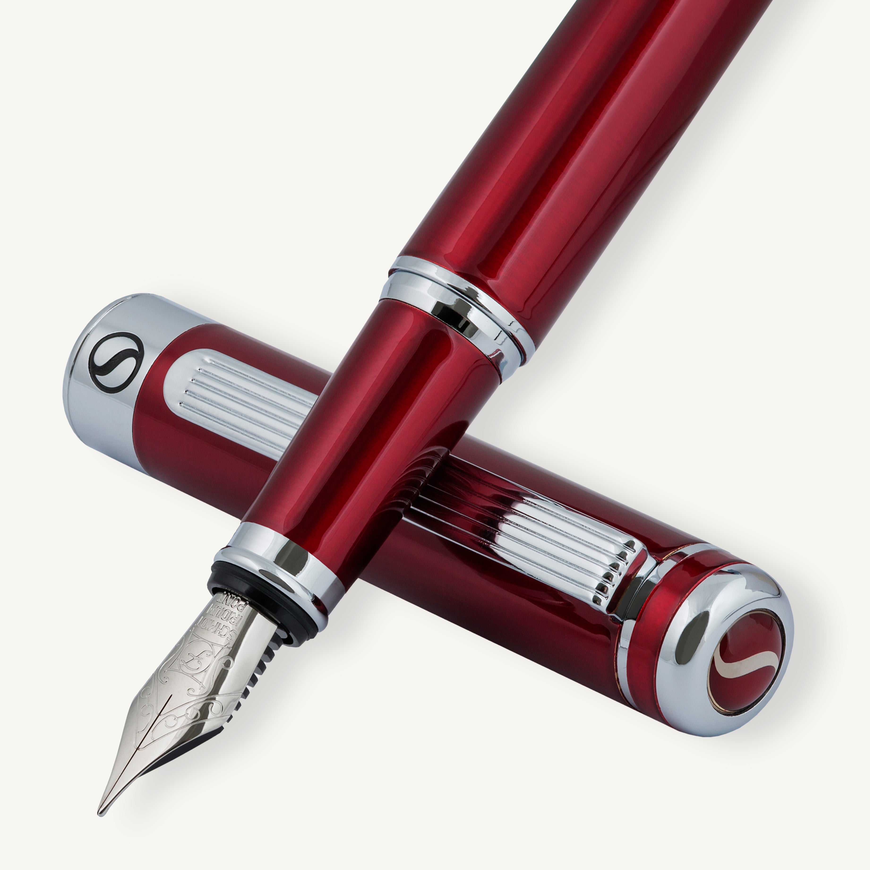 Scriveiner Classic Crimson Red Vulpen - Fijn Vulstuk