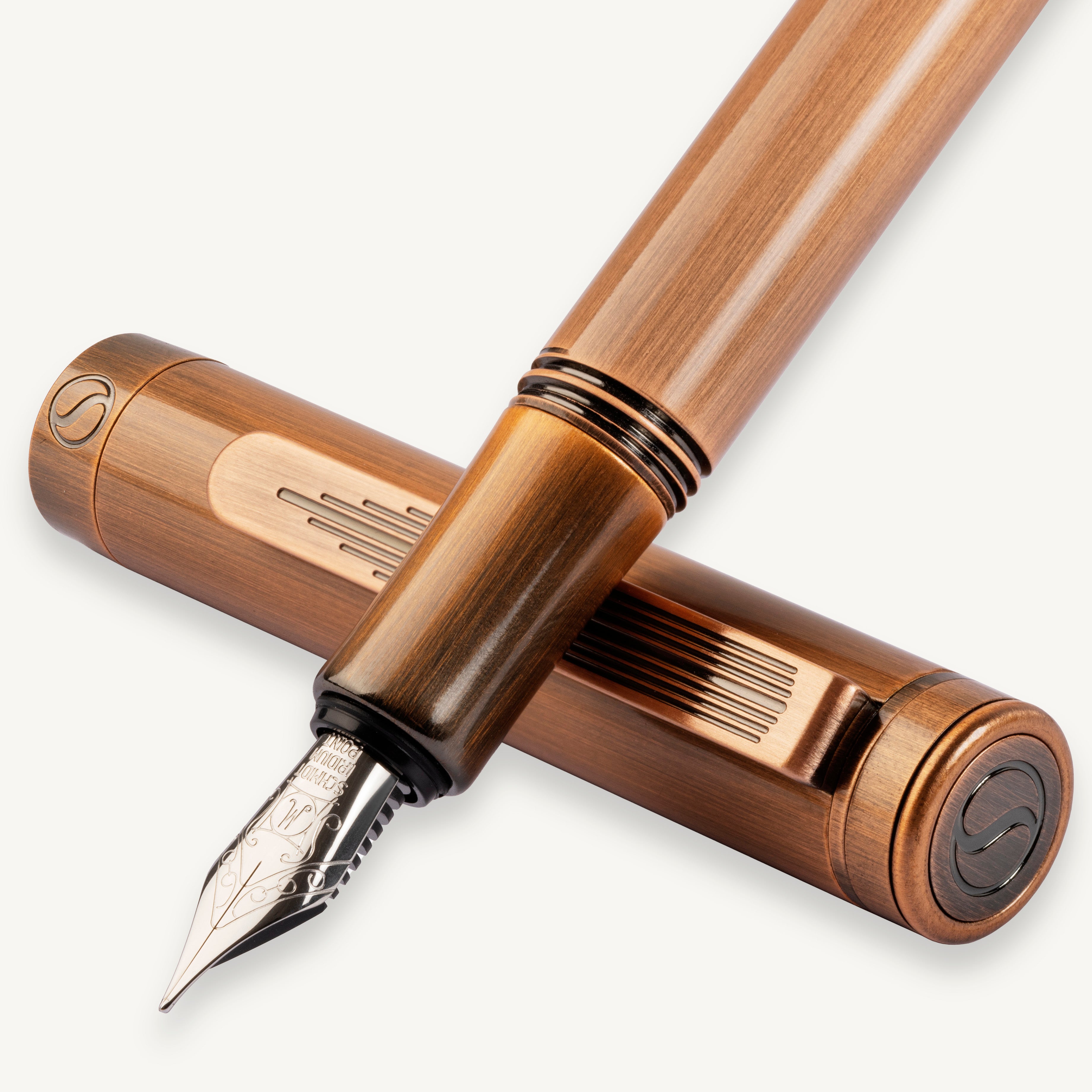 Scriveiner Pocket Pen Koperen Vulpen - Medium Vulstuk