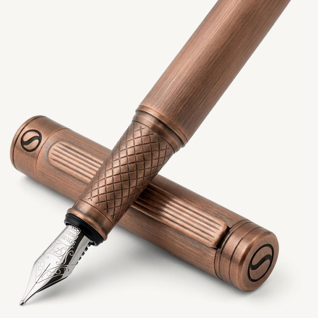 Scriveiner Classic Copper Fountain Pen – Fine - Custom