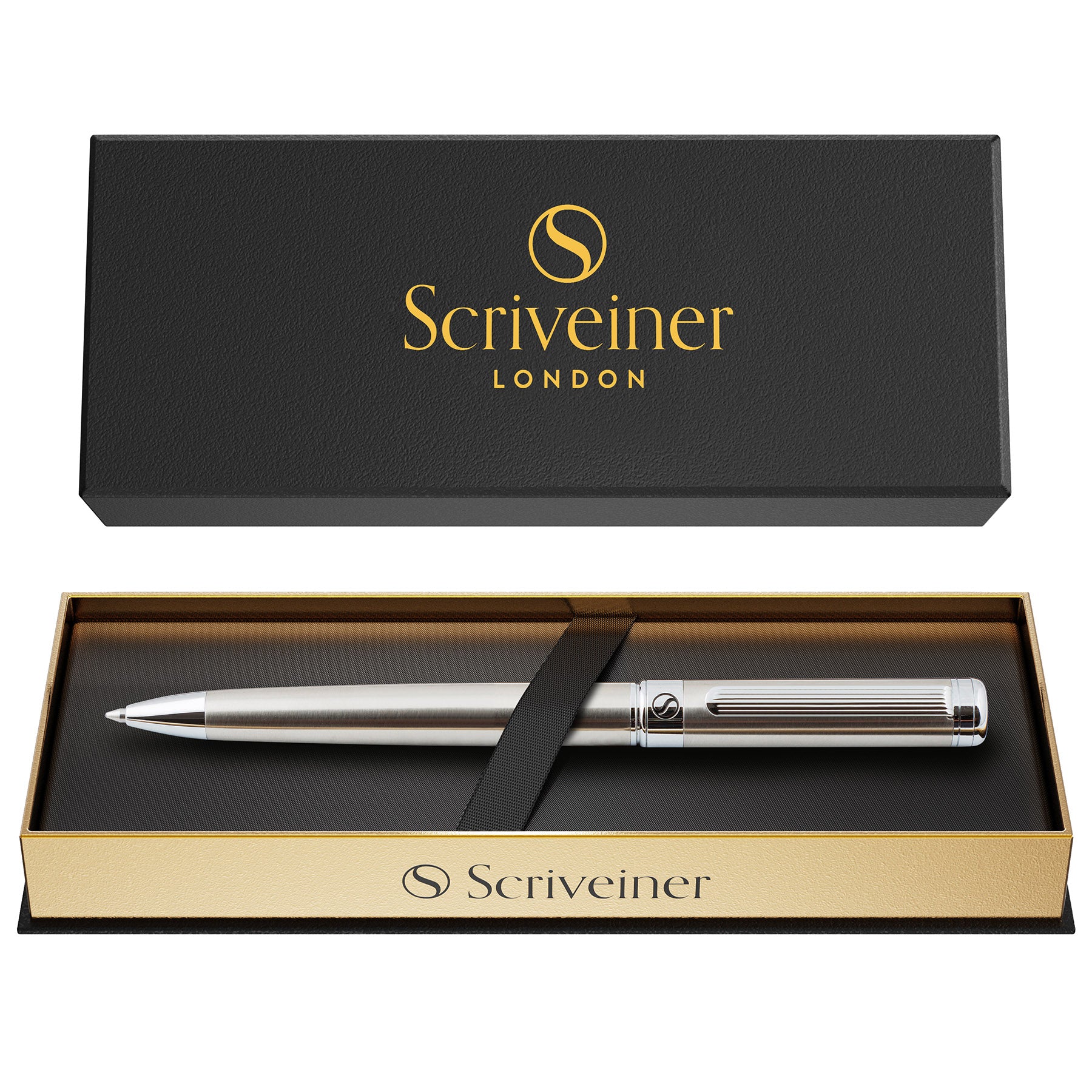 Bolígrafo Scriveiner Classic Acero inoxidable