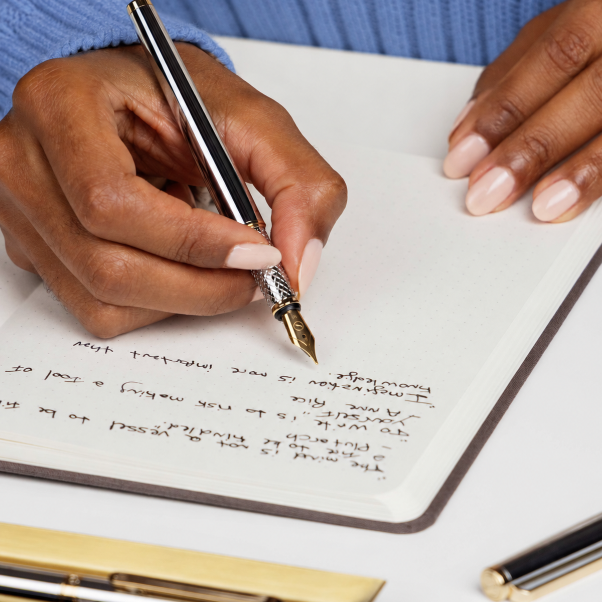 Scriveiner Hard Cover Dotted Notebook