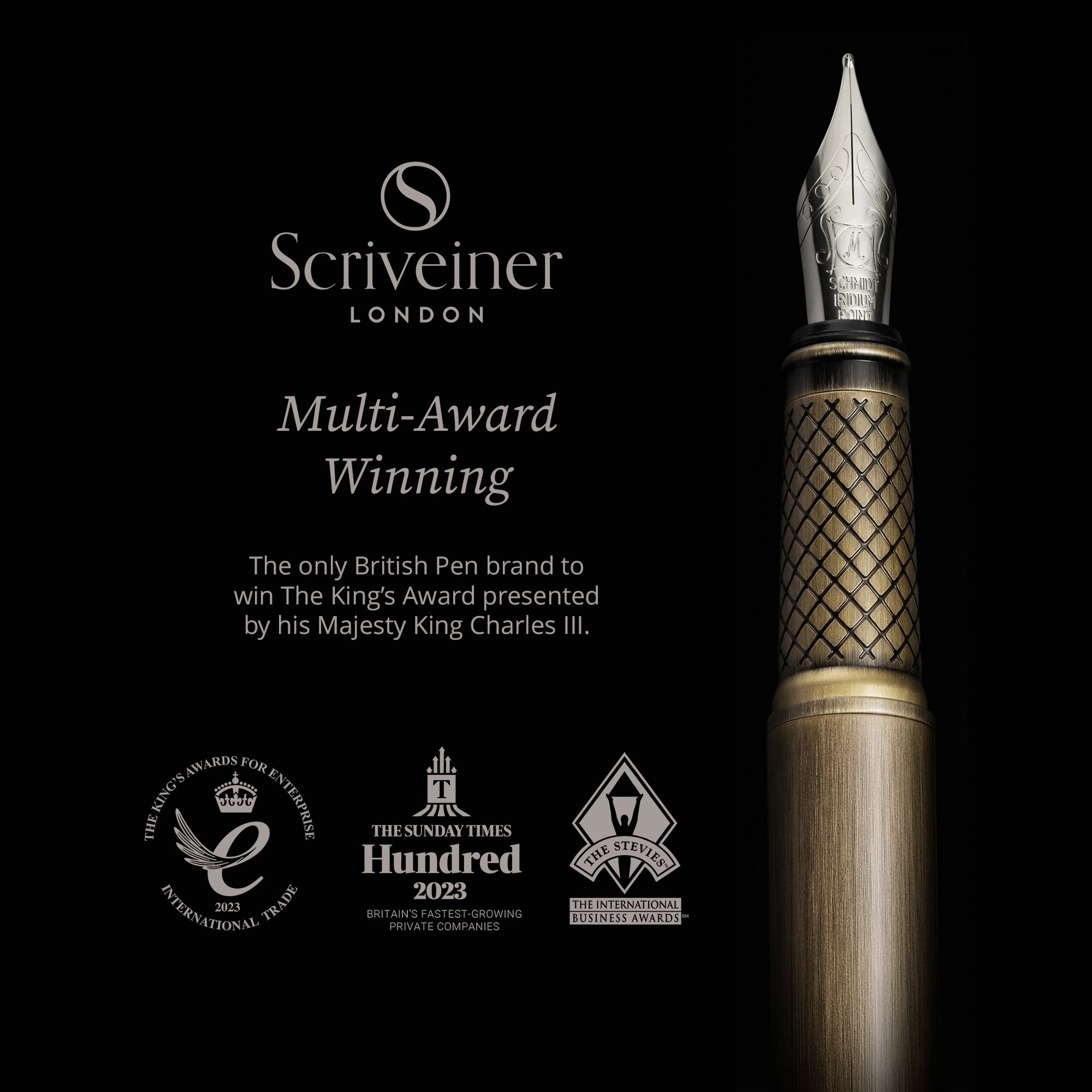 Scriveiner Classic Bronze Fountain Pen – Medium - Custom