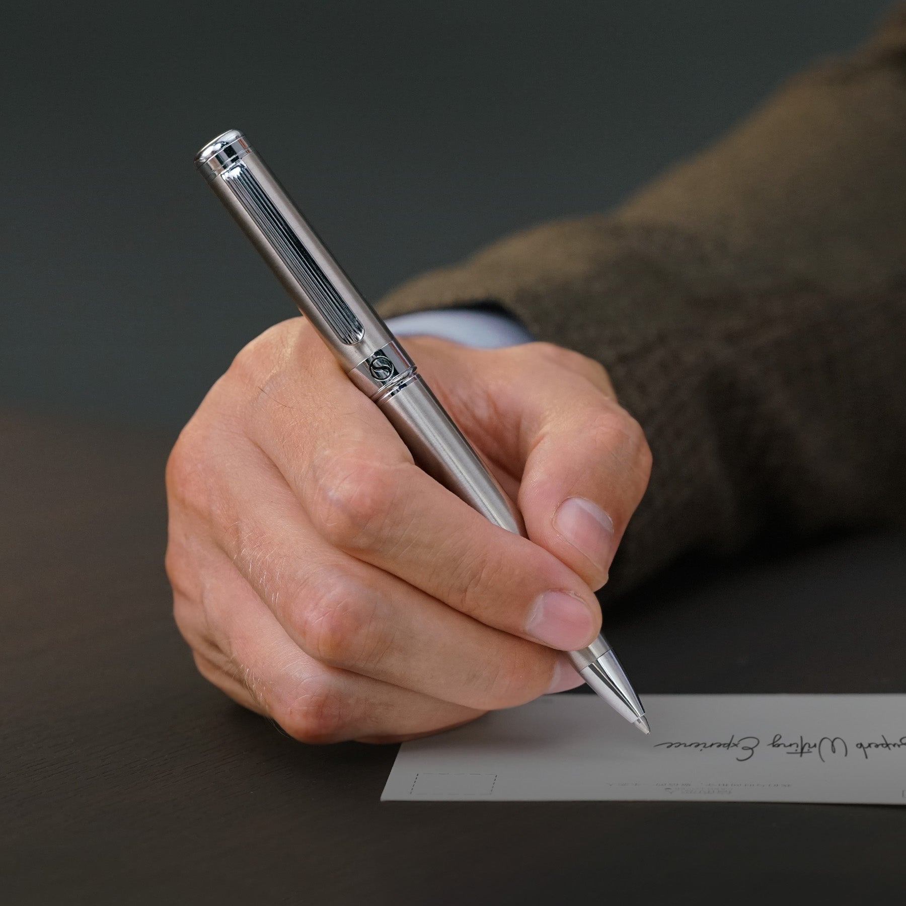 Bolígrafo Scriveiner Classic Acero inoxidable