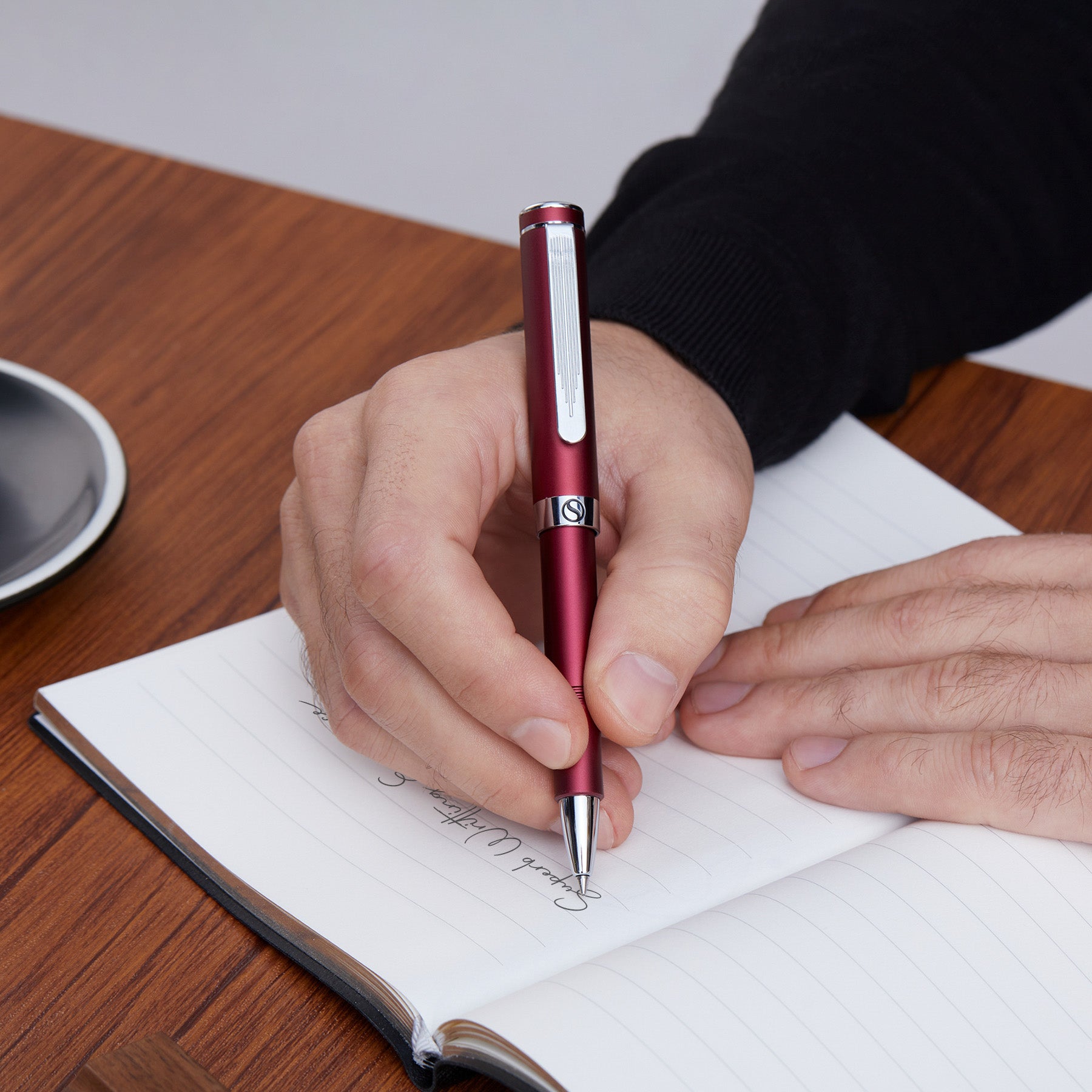 Penna rollerball Scriveiner Pocket Pen Rosso Opaco