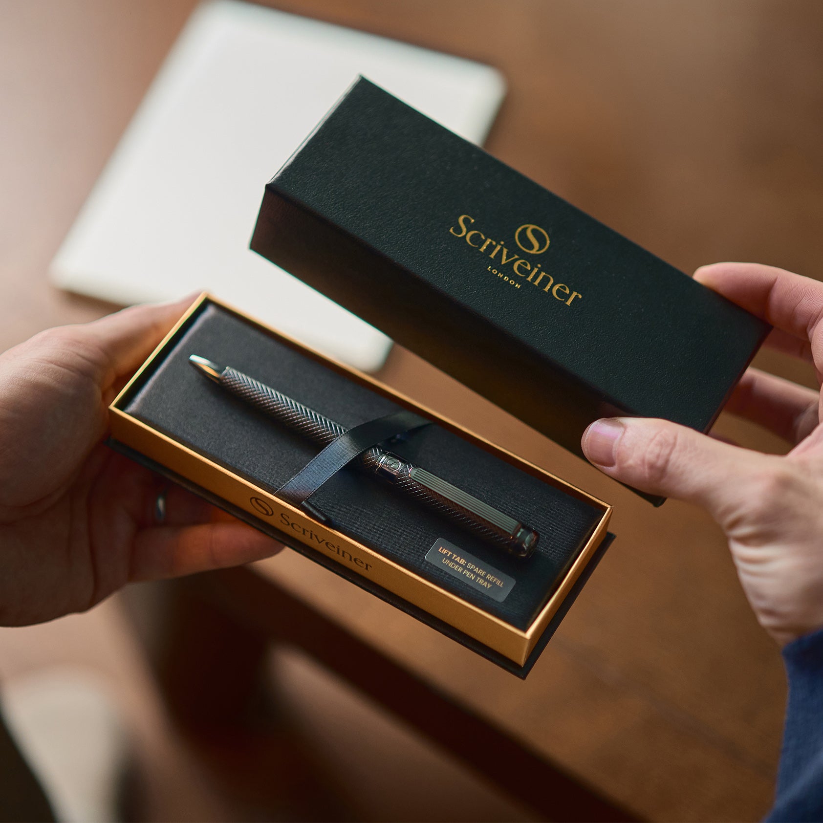 Scriveiner Classic All Black Ballpoint Pen Custom