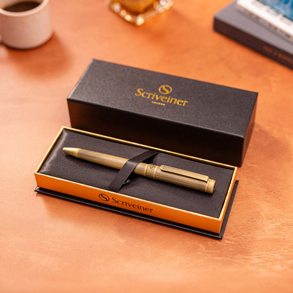 Scriveiner Classic Bronze Ballpoint Pen - Custom