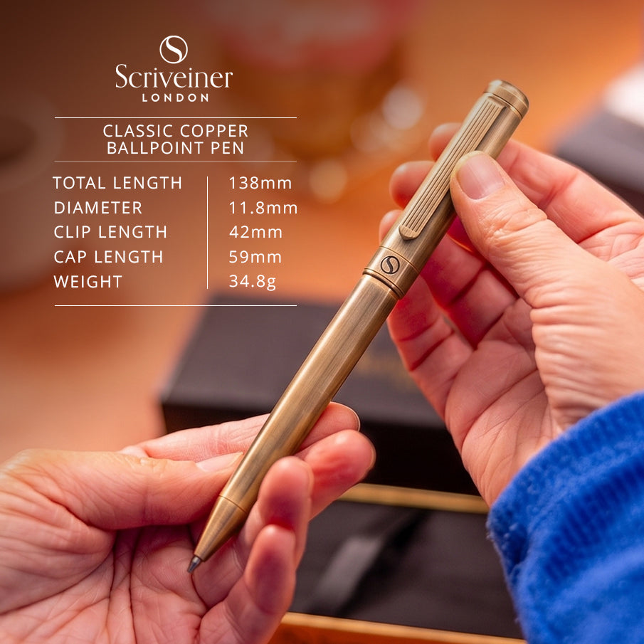 Scriveiner Classic Bronze Ballpoint Pen - Custom