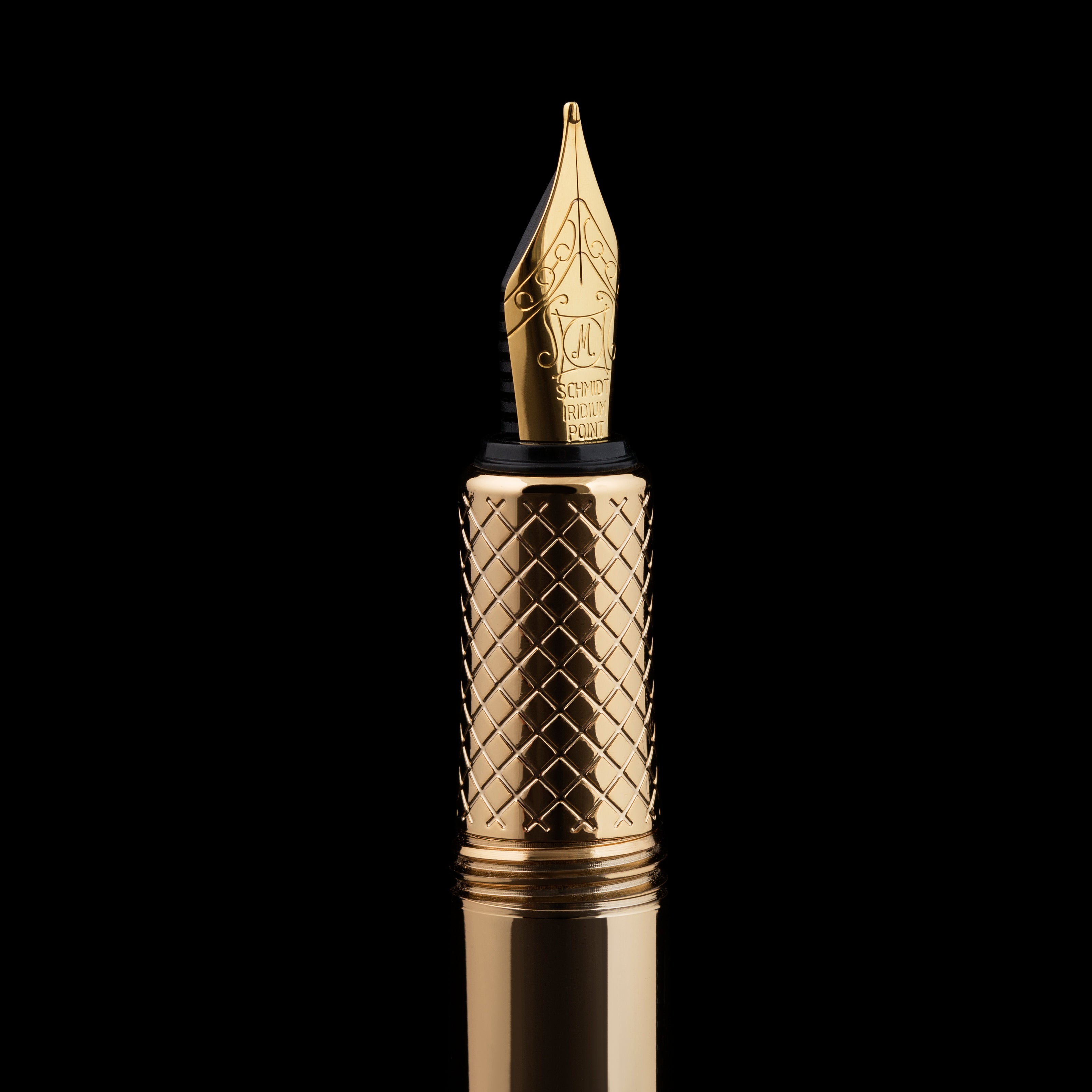 Scriveiner Pocket Pen Gold Fountain Pen - Medium Nib