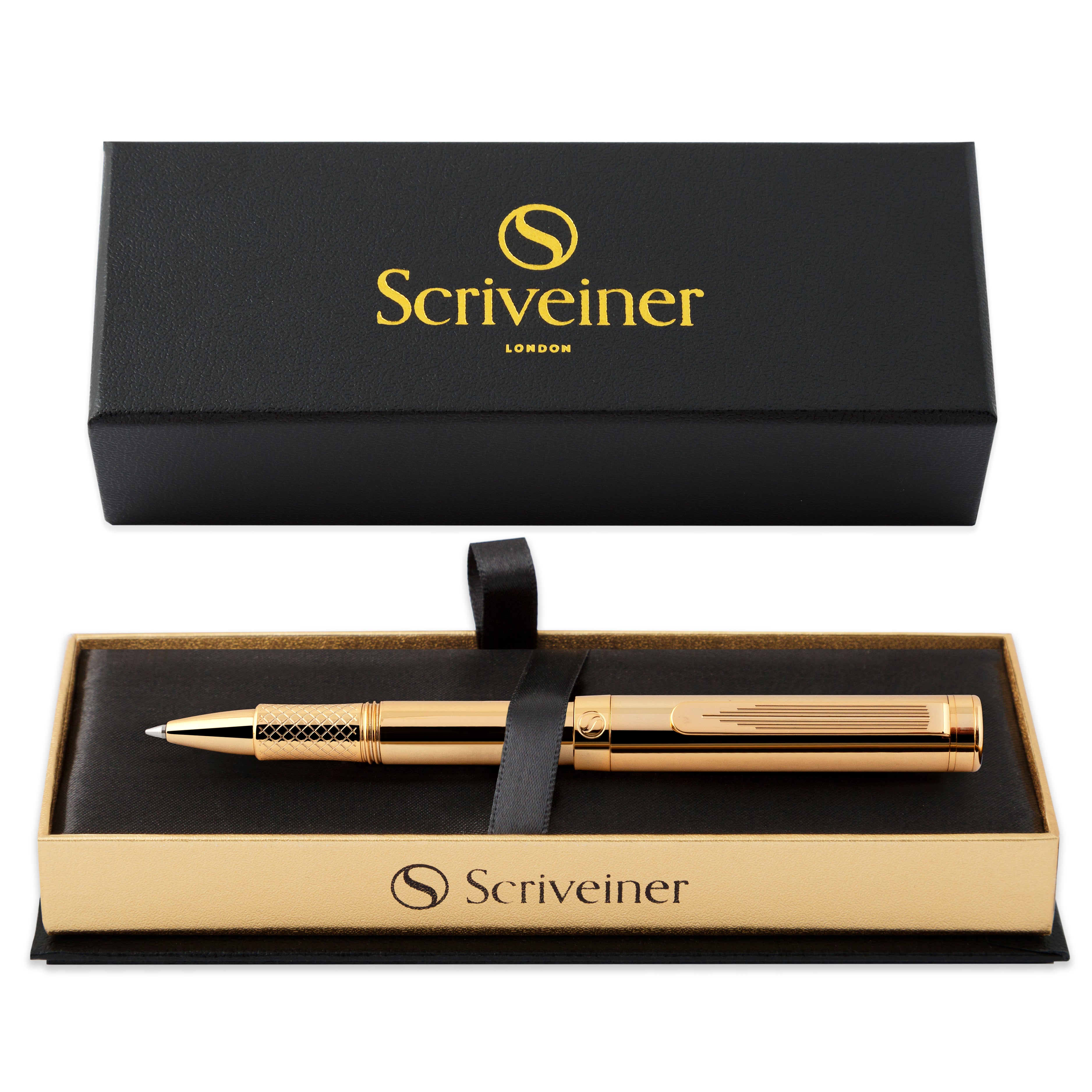 Scriveiner Pocket Pen Gold Rollerball Pen