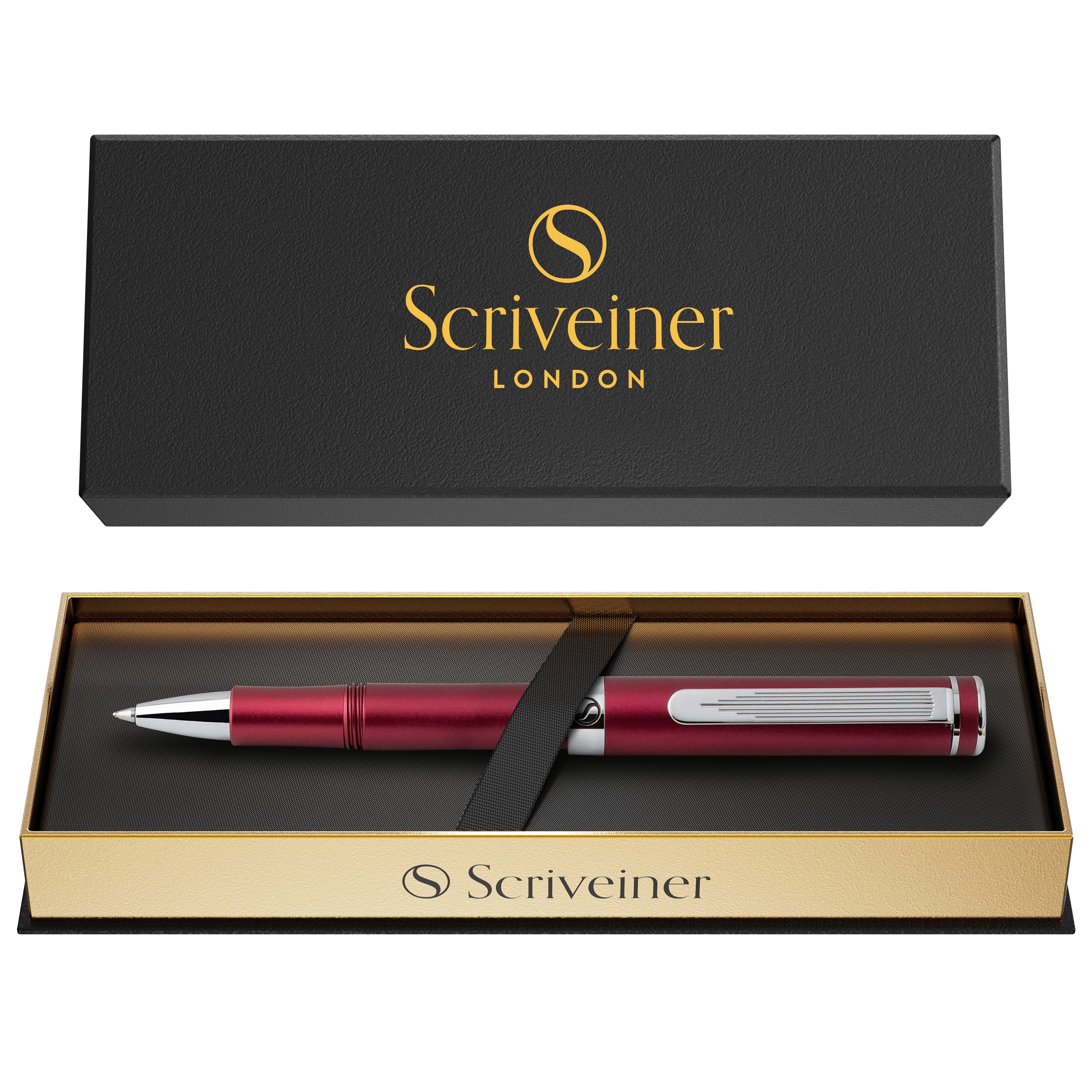 Penna rollerball Scriveiner Pocket Pen Rosso Opaco
