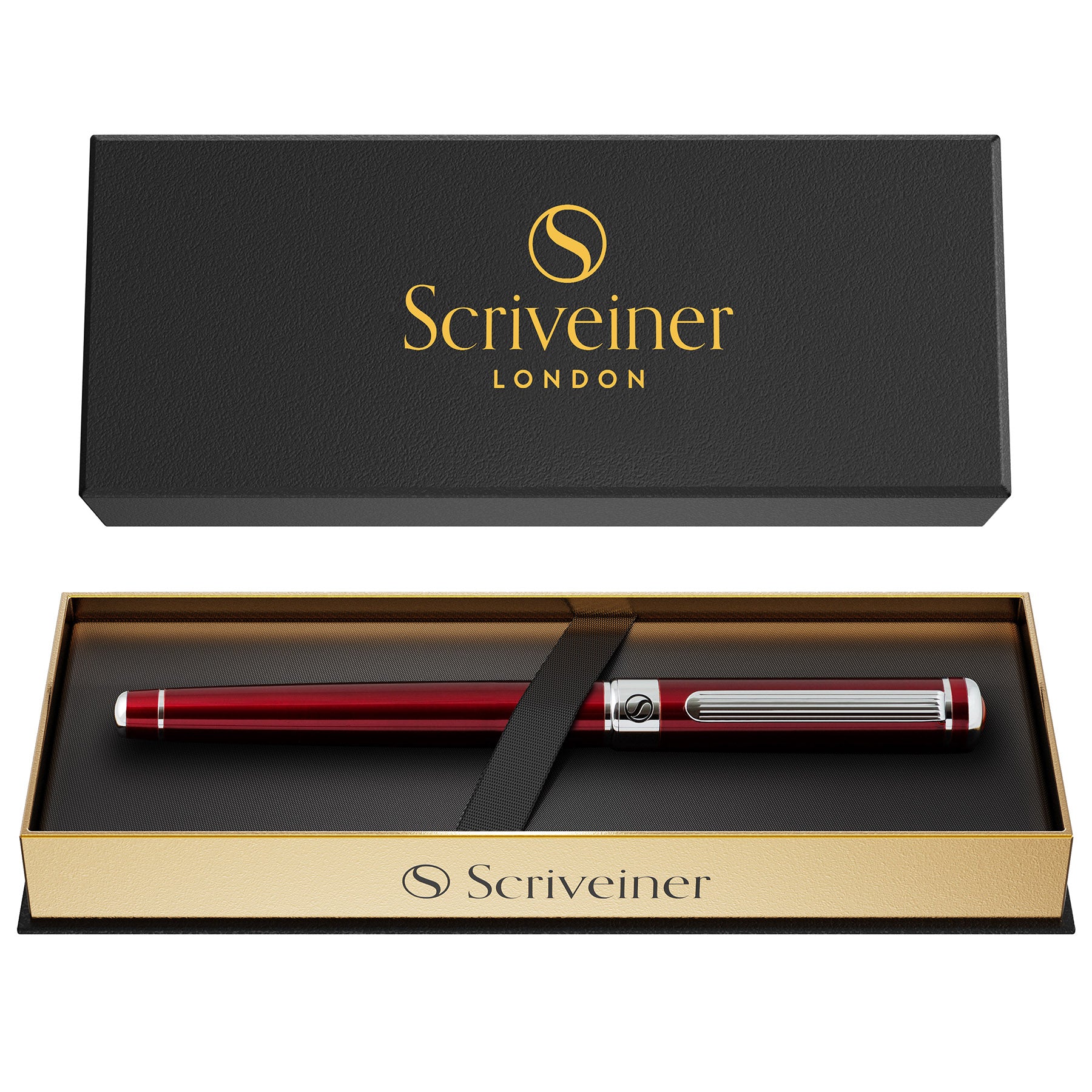Scriveiner Classic Crimson Red Rollerball Pen