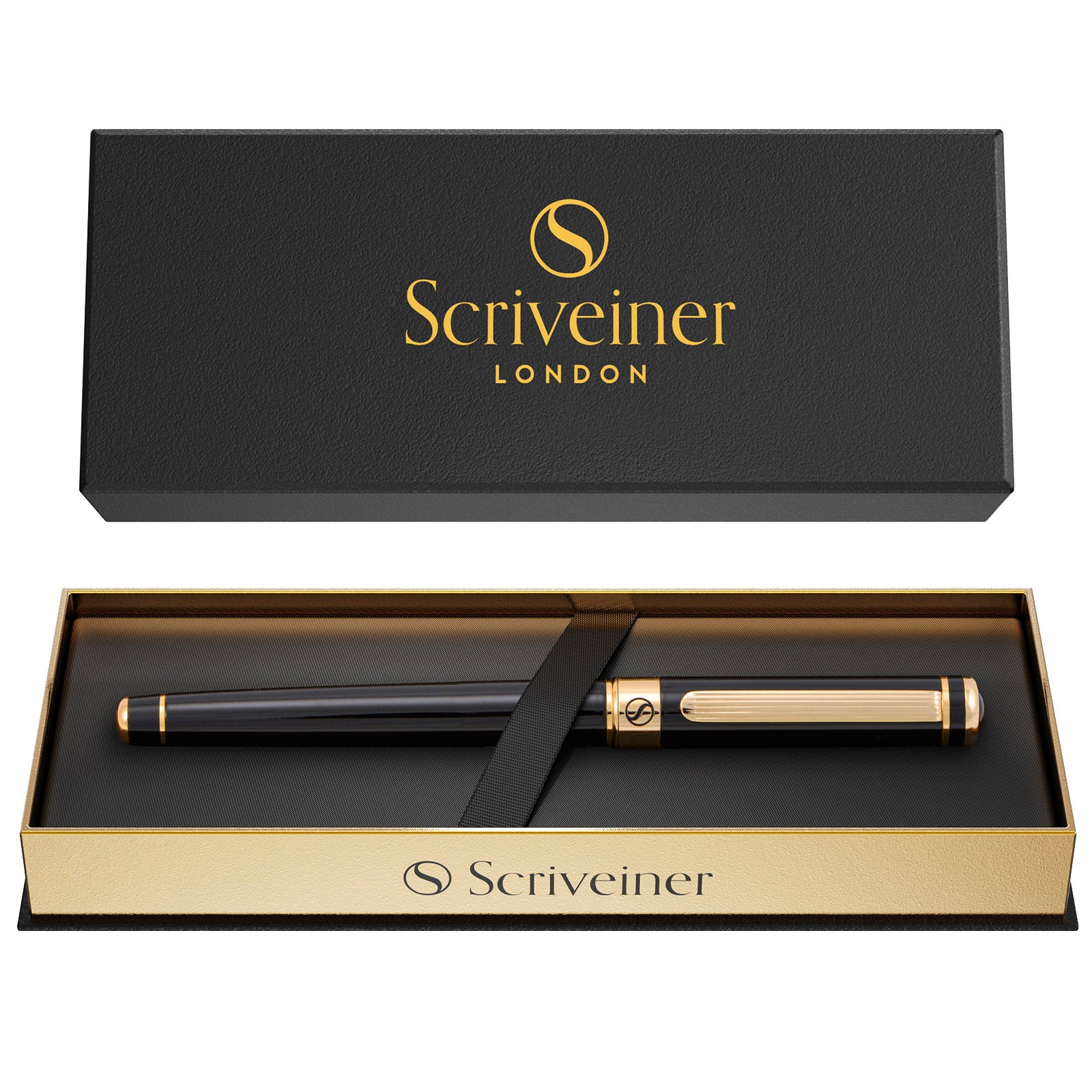Penna rollerball Scriveiner Classic Lacca Nera