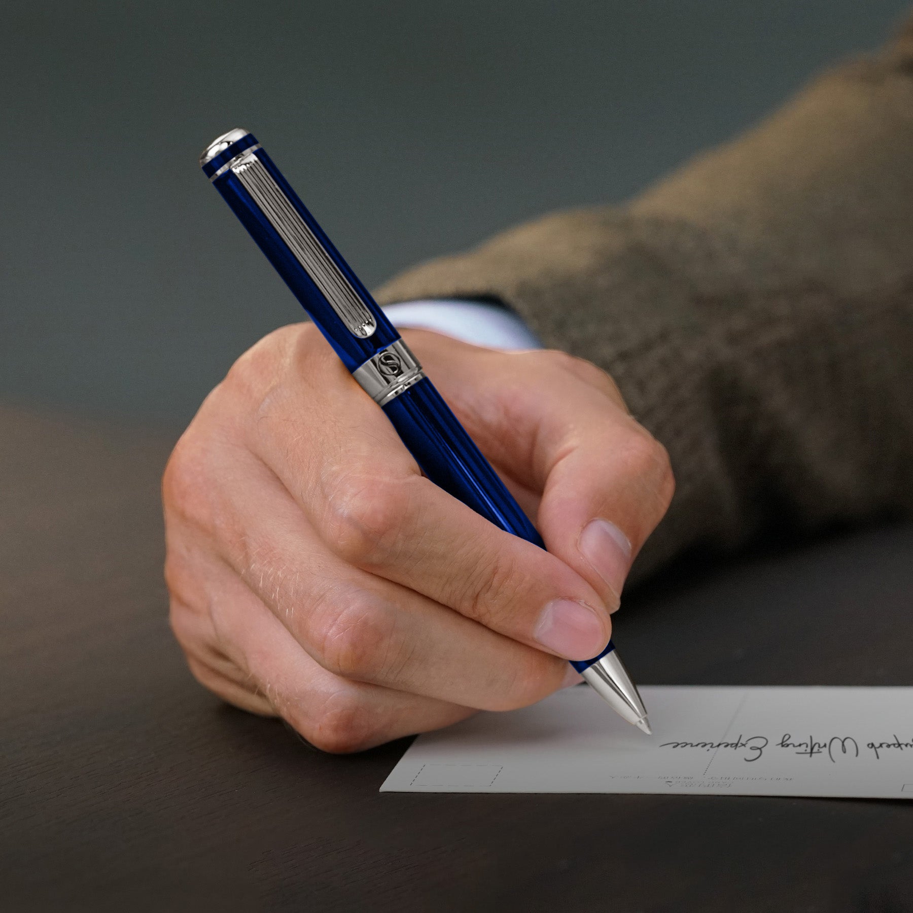 Scriveiner Classic Midnight Blue Ballpoint Pen