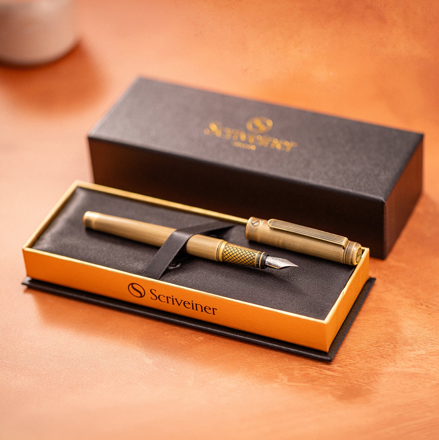 Scriveiner Classic Bronze Fountain Pen – Medium - Custom