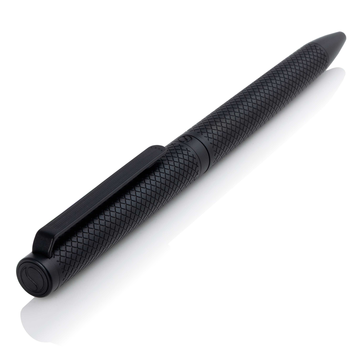 Scriveiner Premium Daily Black Carved Ballpoint Pen