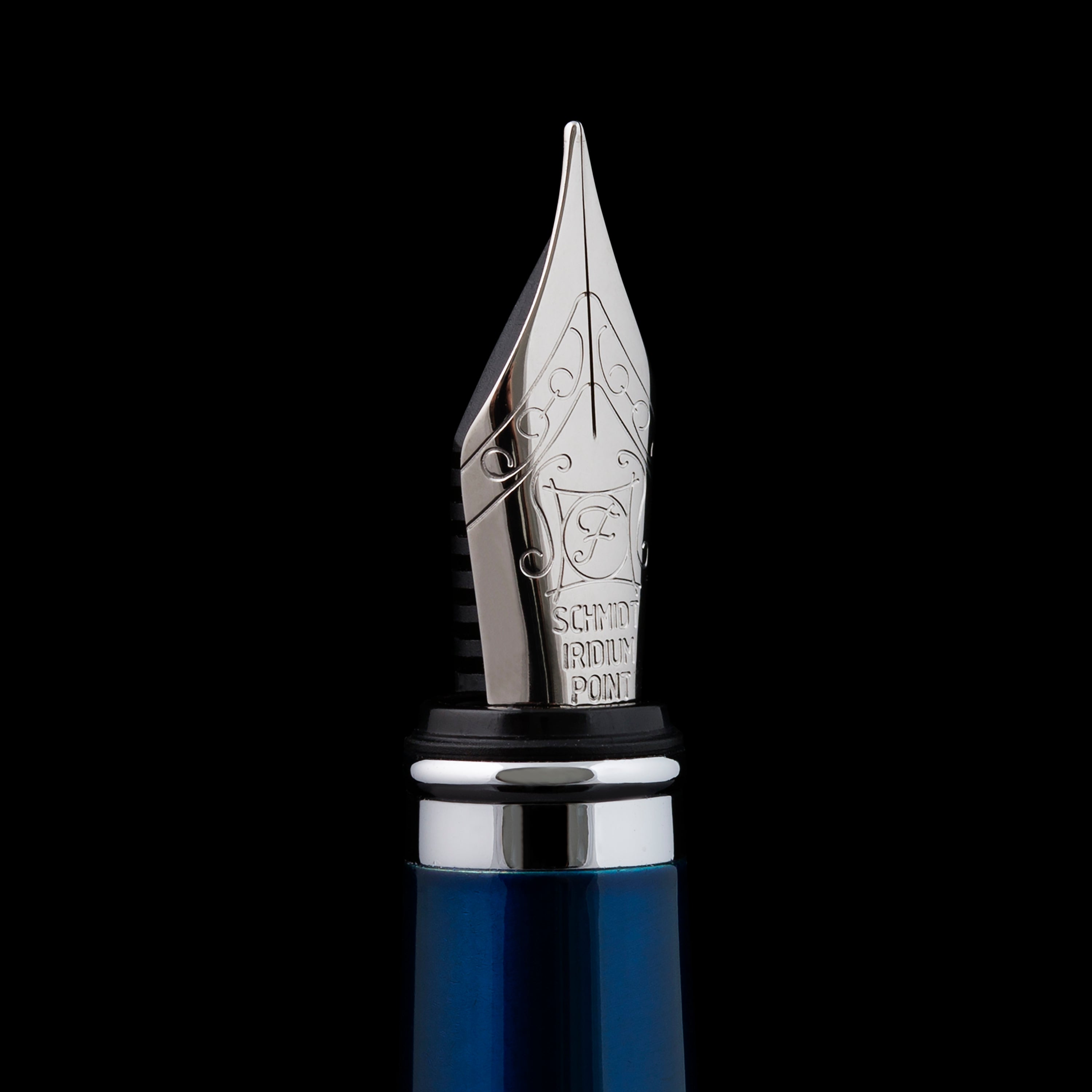 Stylo-plume classique Scriveiner bleu nuit - Pointe fine