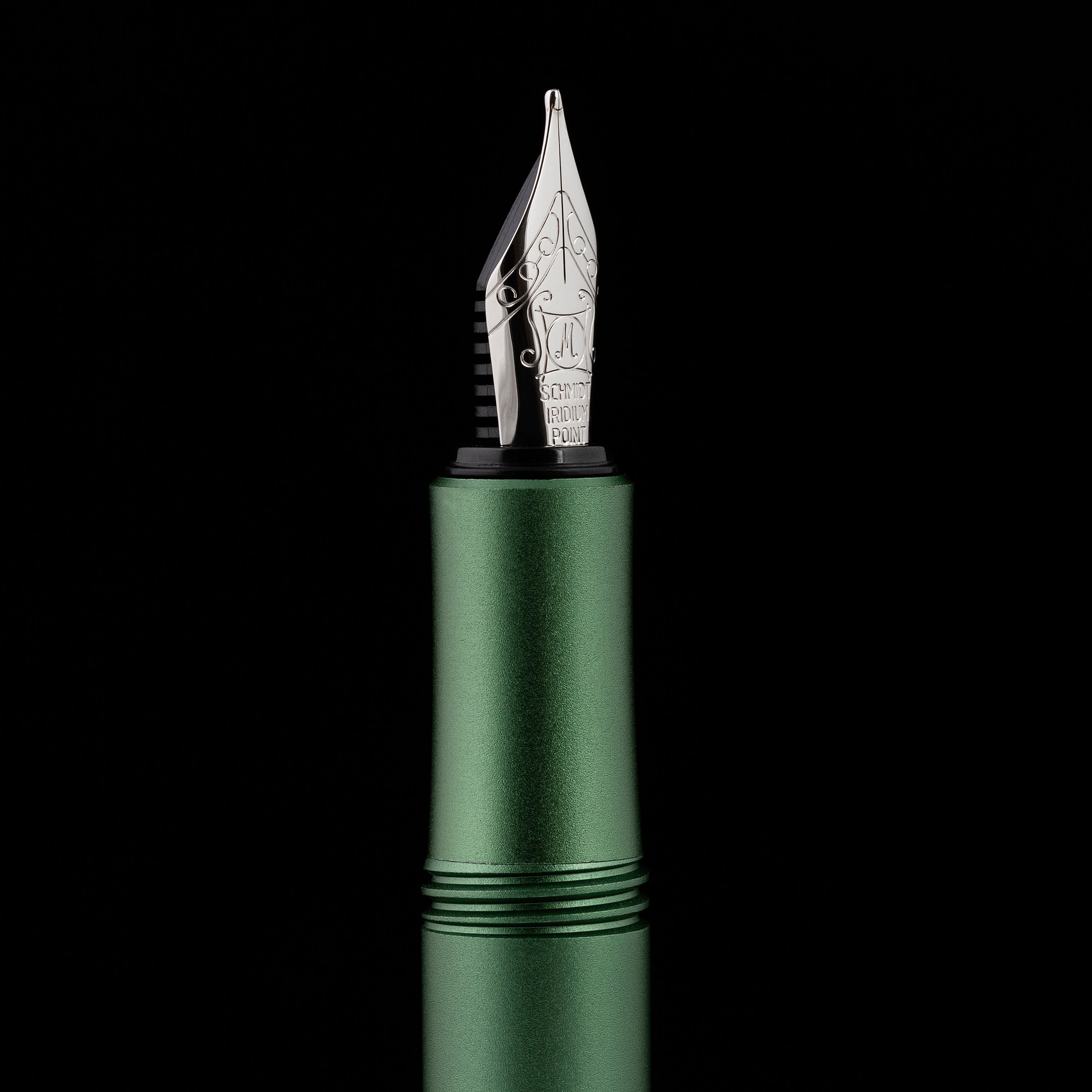 Pluma estilográfica Scriveiner Pocket Pen Verde mate - Punta media