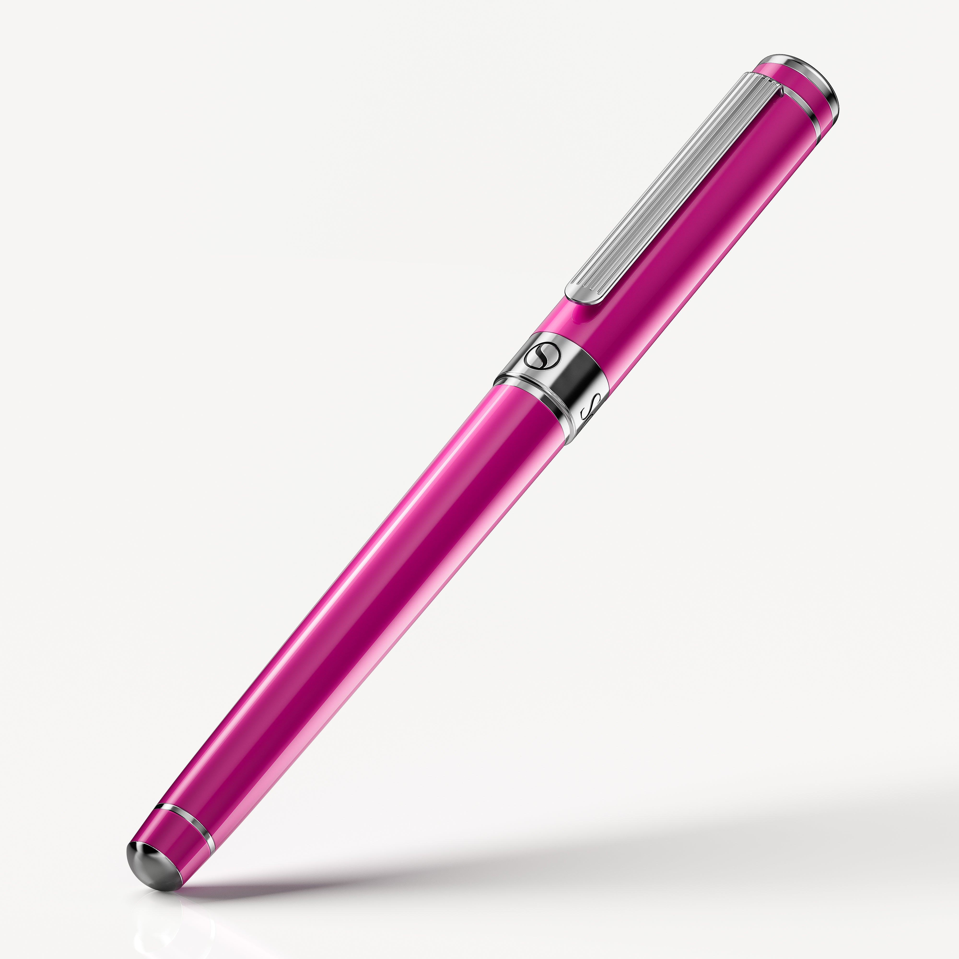 Scriveiner Classic Fuchsia Rollerball Pen